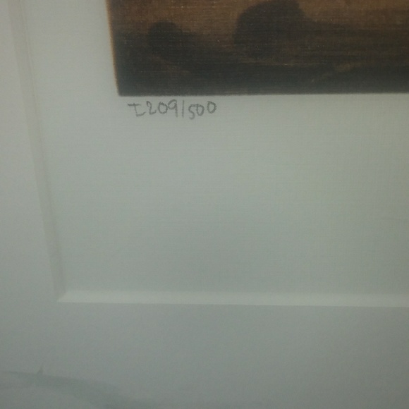 Salvador Dali signed & numbered lithograph